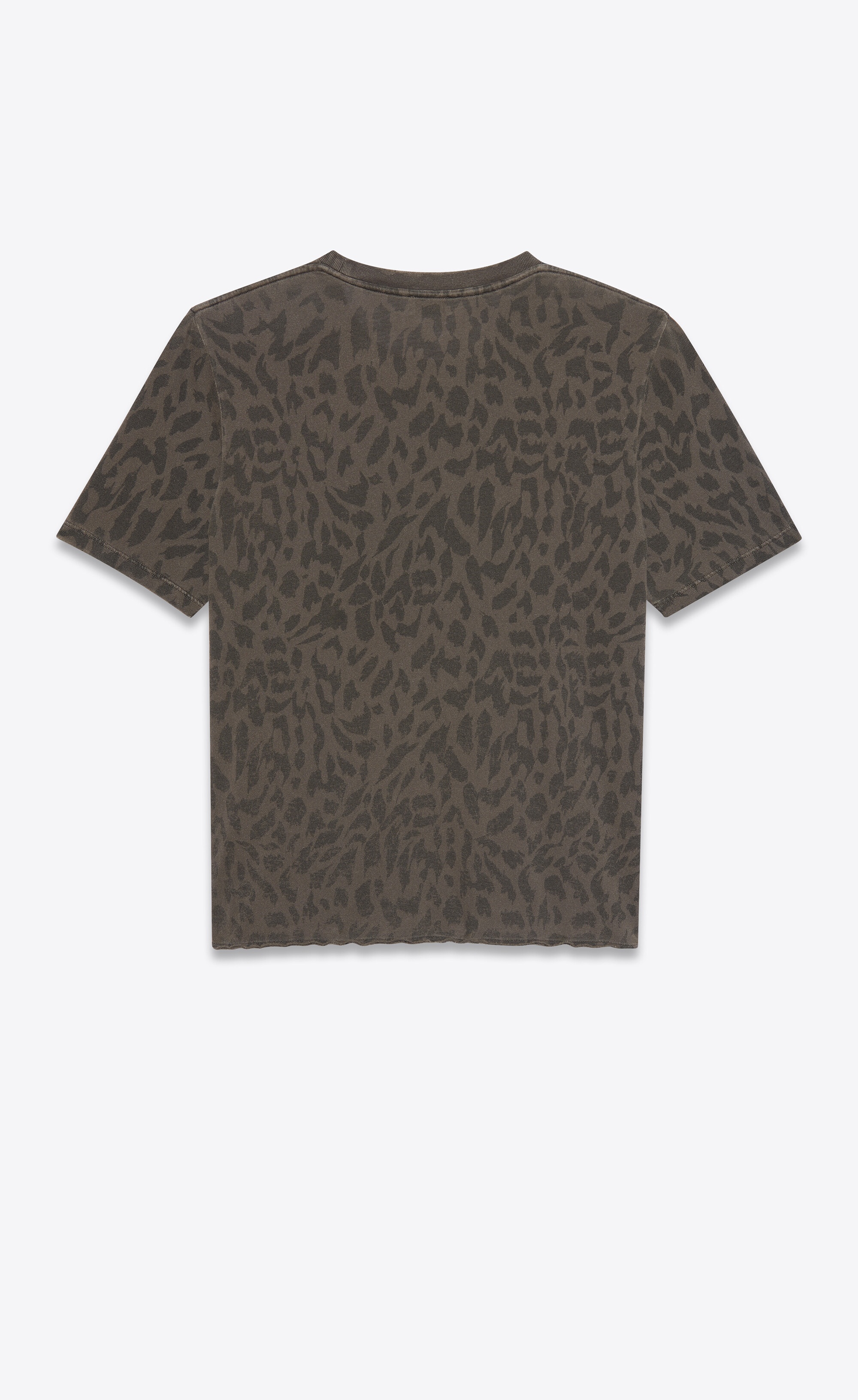 ysl leopard-print t-shirt - 2