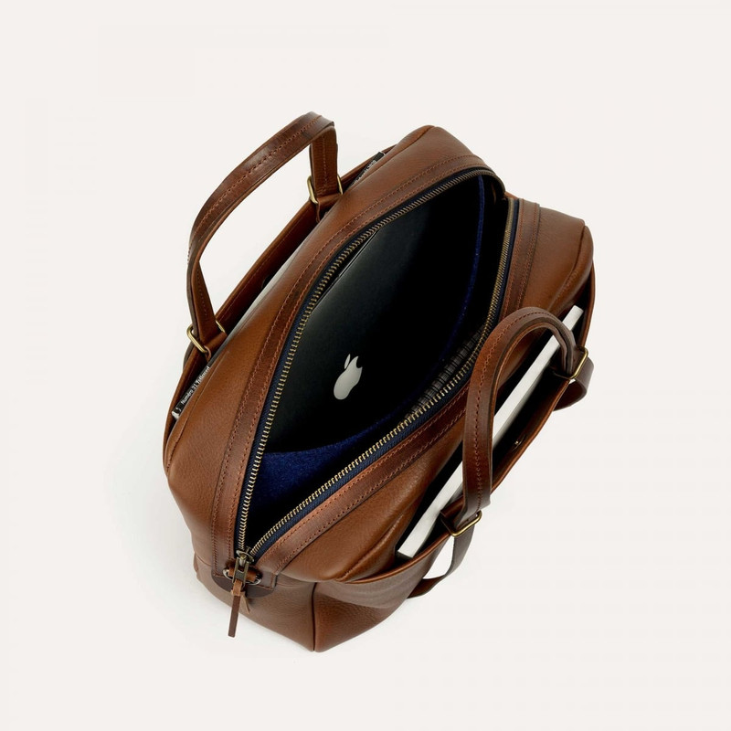 REPORT BUSINESS BAG - AMBER BROWN 4