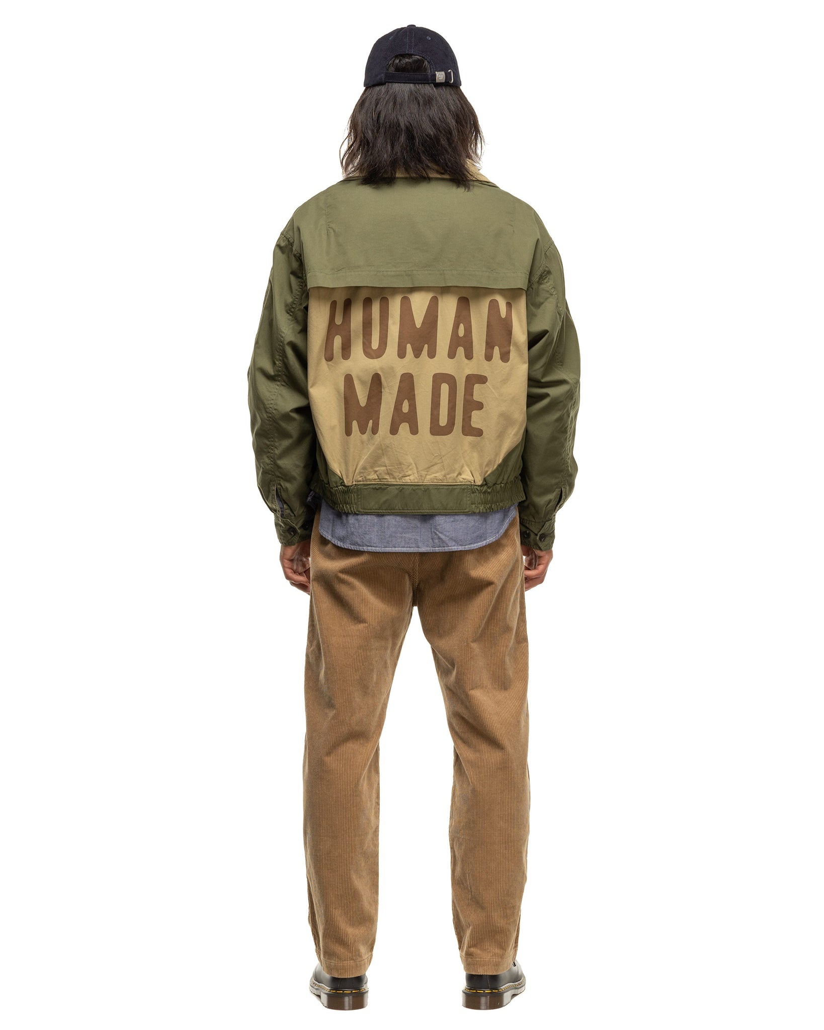 Human Made Oxford Blouson Olive Drab | REVERSIBLE