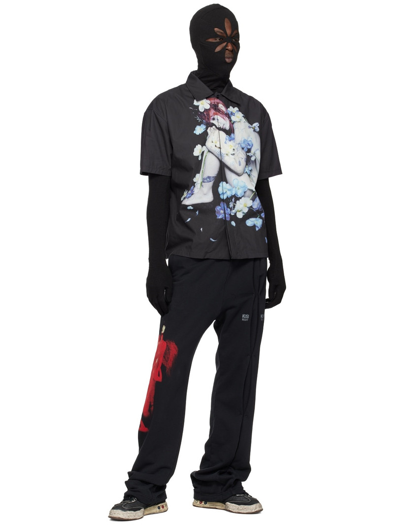 KUSIKOHC Black Graphic Shirt outlook