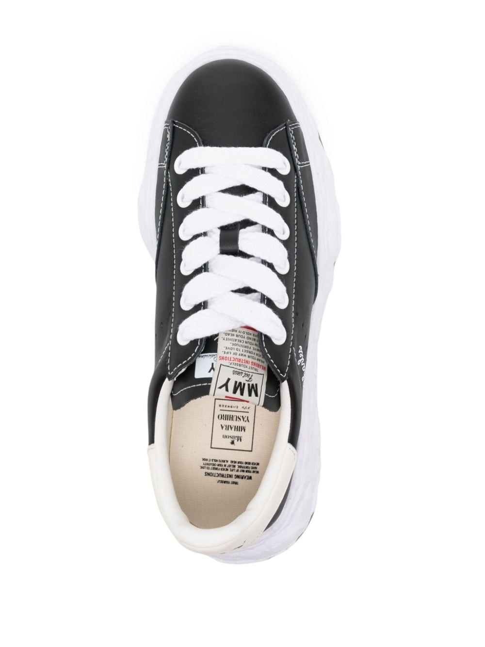 Charles lace-up leather sneakers - 4