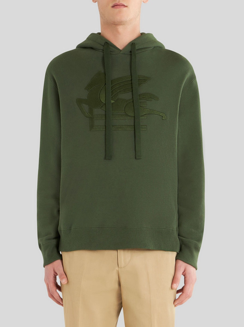 Etro HOODED SWEATSHIRT WITH LOGO outlook