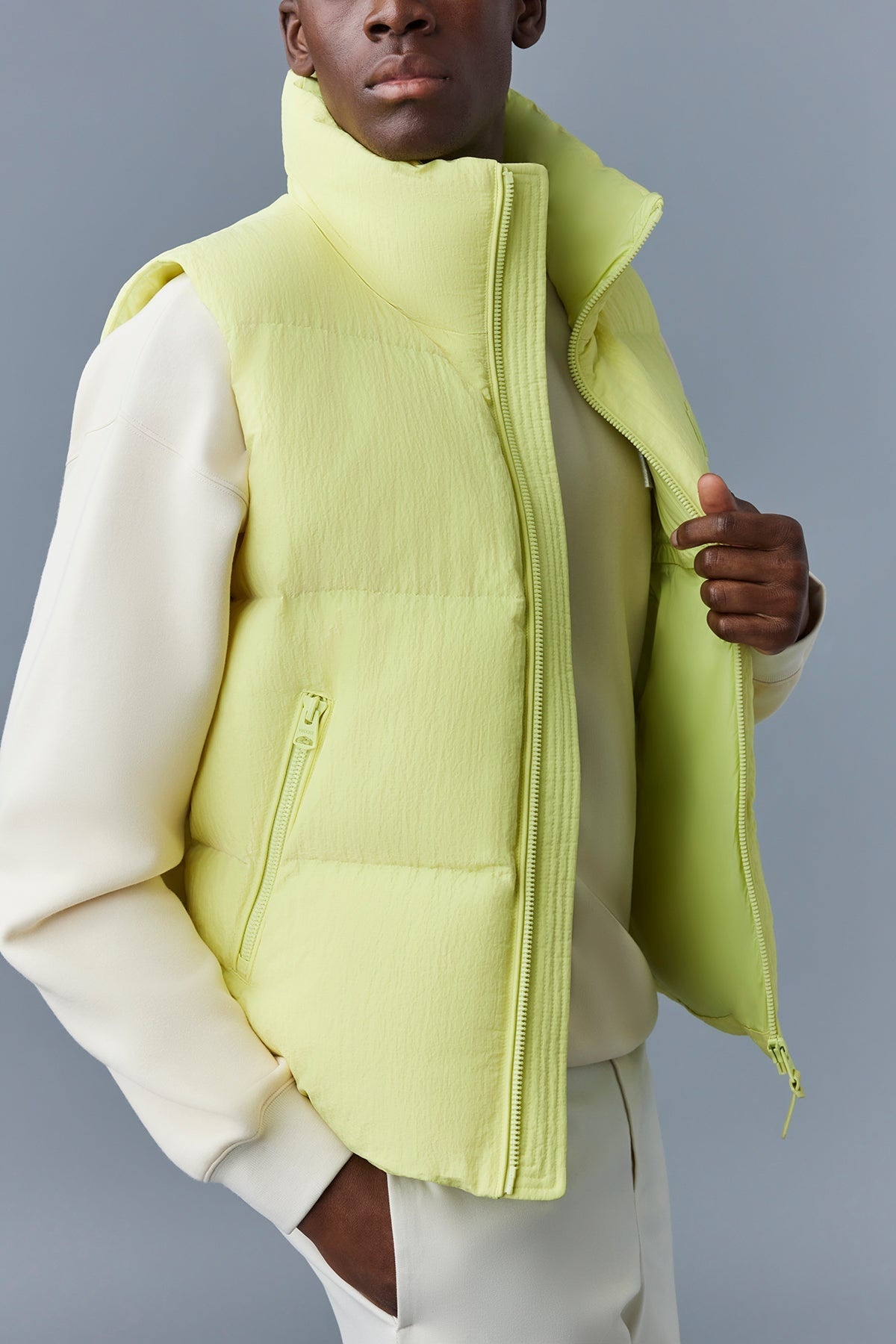 KANE-TR Tactile Ripstop Fabric vest with funnel collar - 5