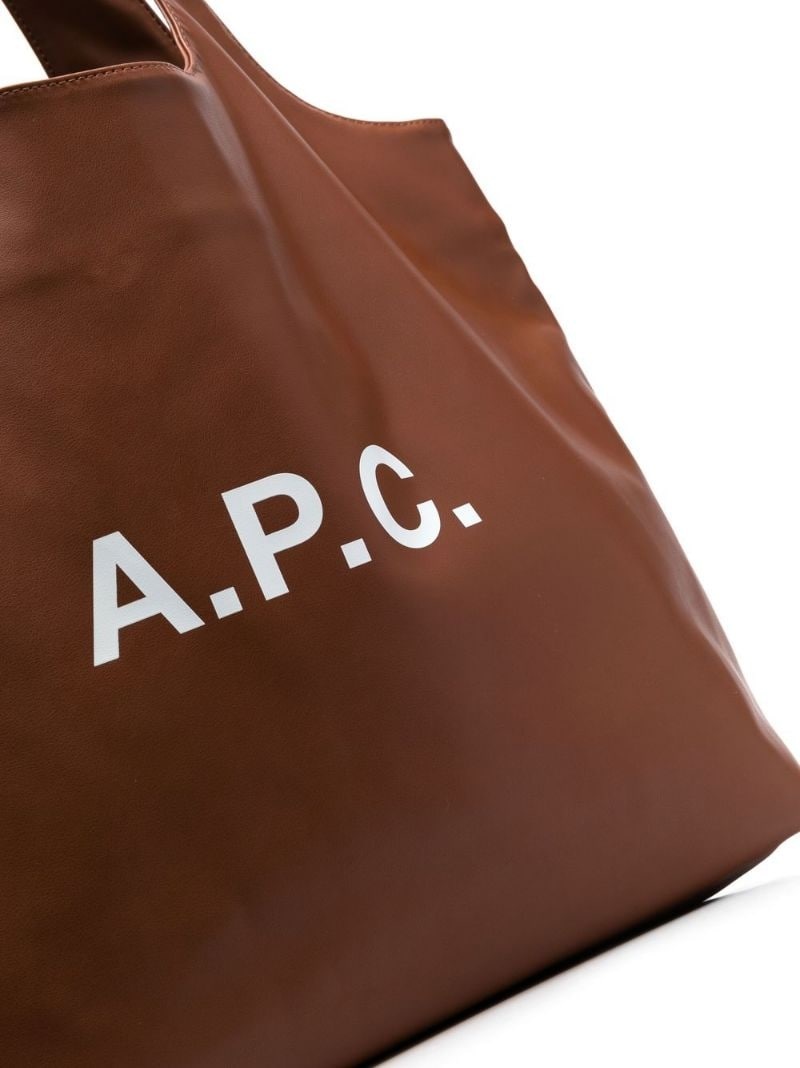 logo-print tote bag - 4