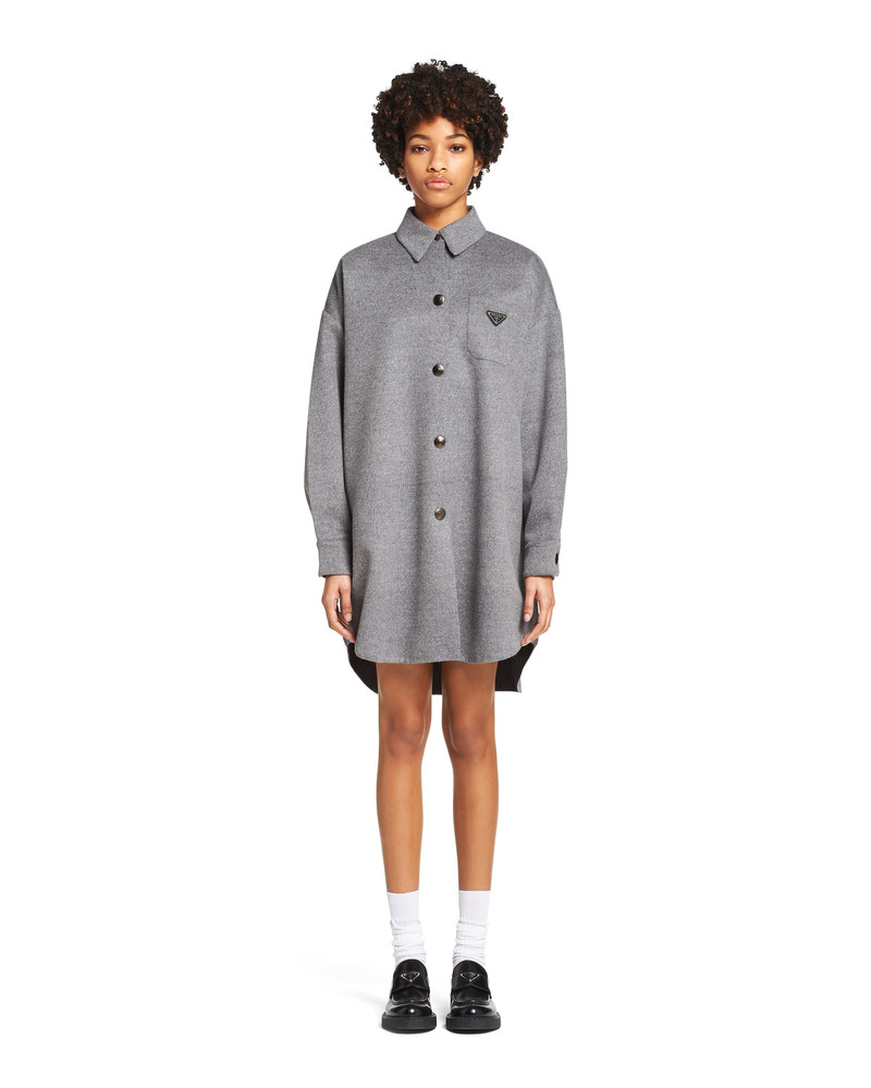 Prada Cashgora coat outlook