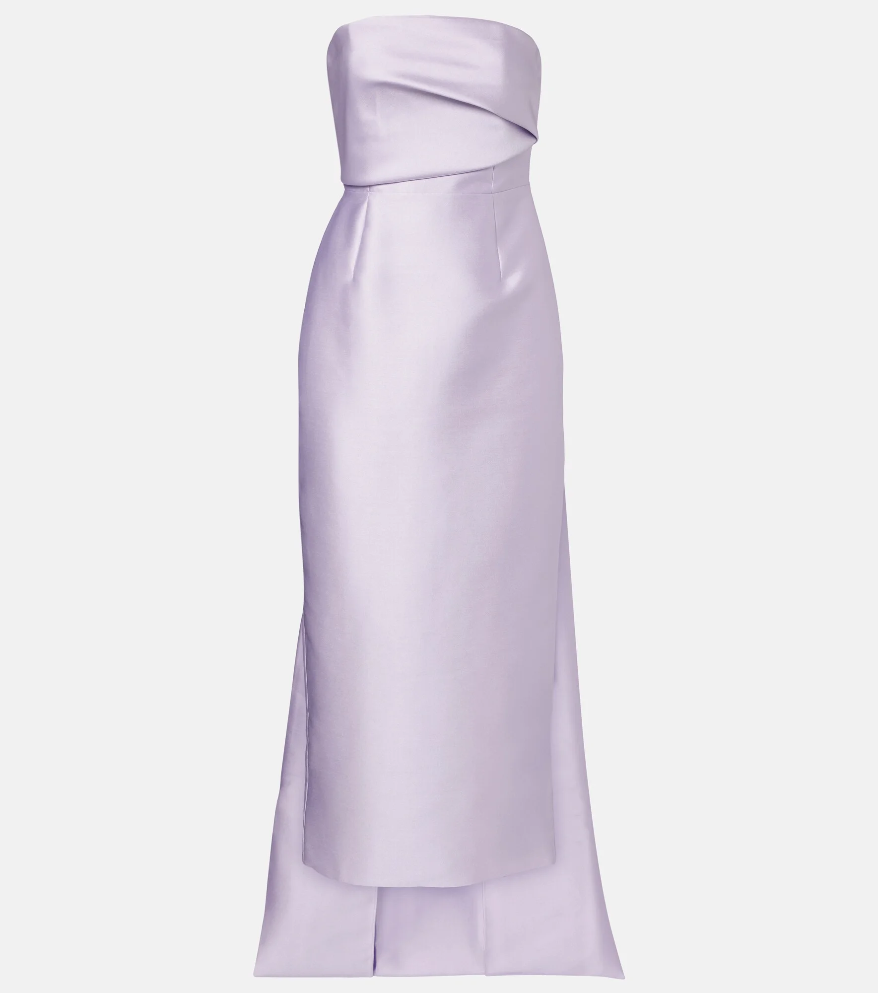 Kiki caped satin corset cocktail dress - 1