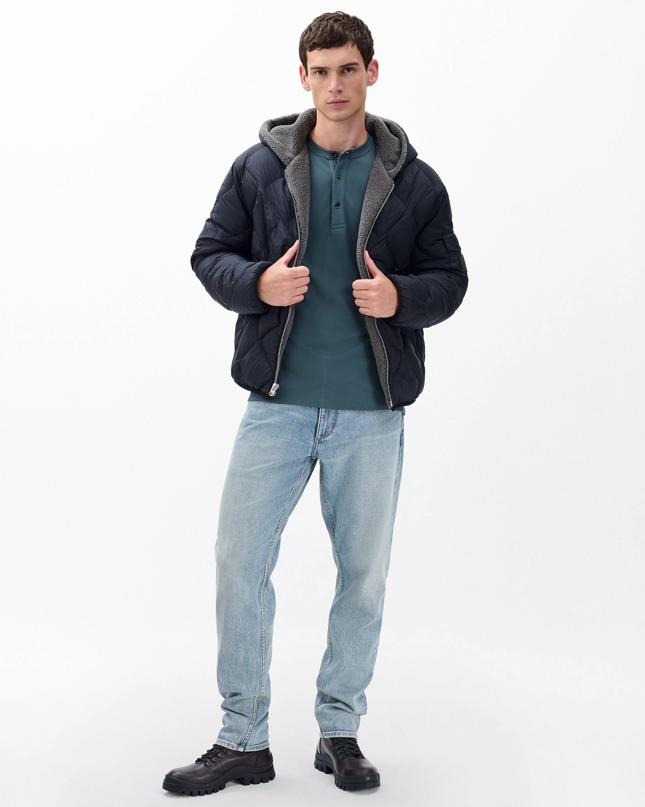 Tech Waffle Henley - 3