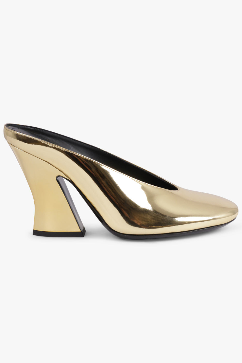 SCULPTED 95MM MULE HEEL | GOLD - 2