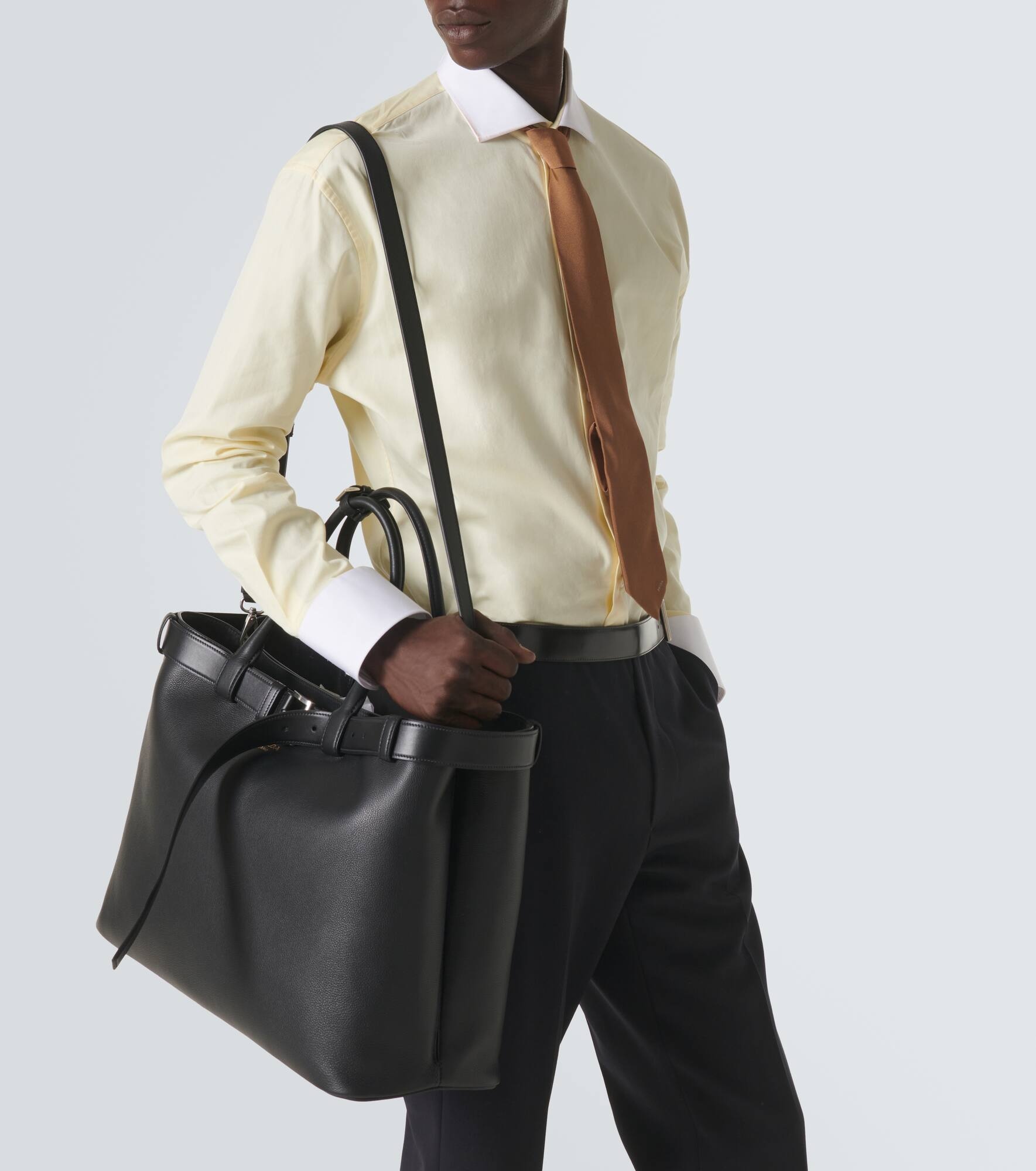 Prada Buckle leather tote bag - 3