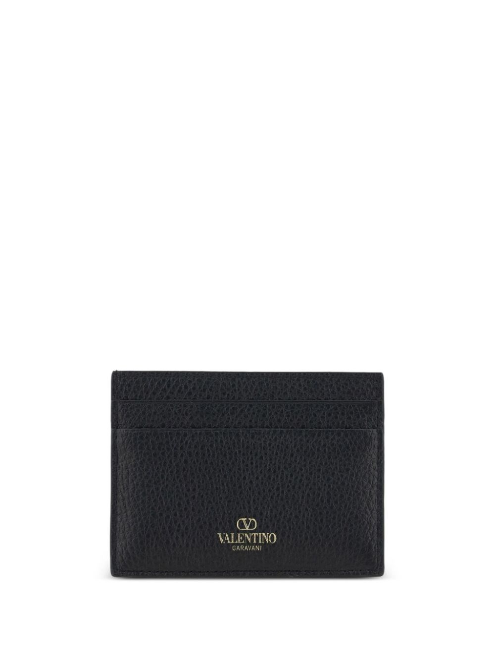 Rockstud leather card case - 3