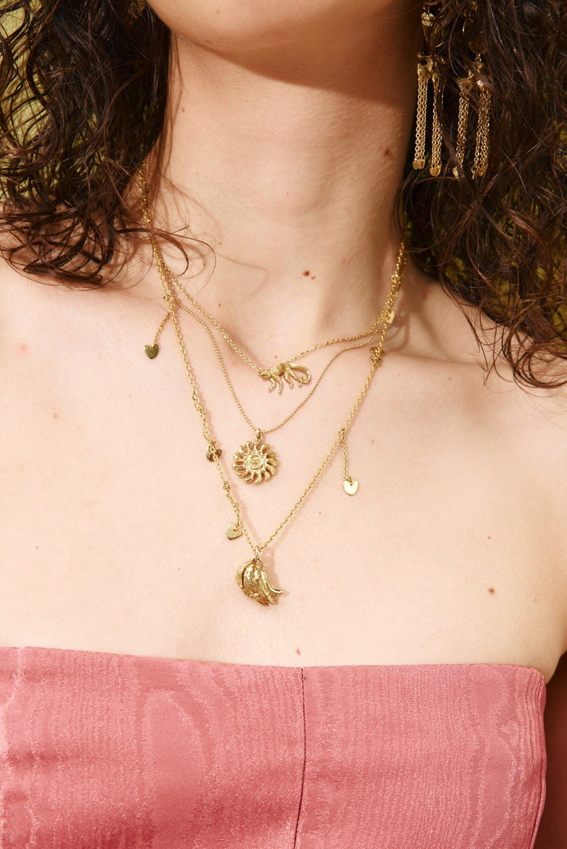 ALÉMAIS Jem Multi Chain Charm Necklace outlook