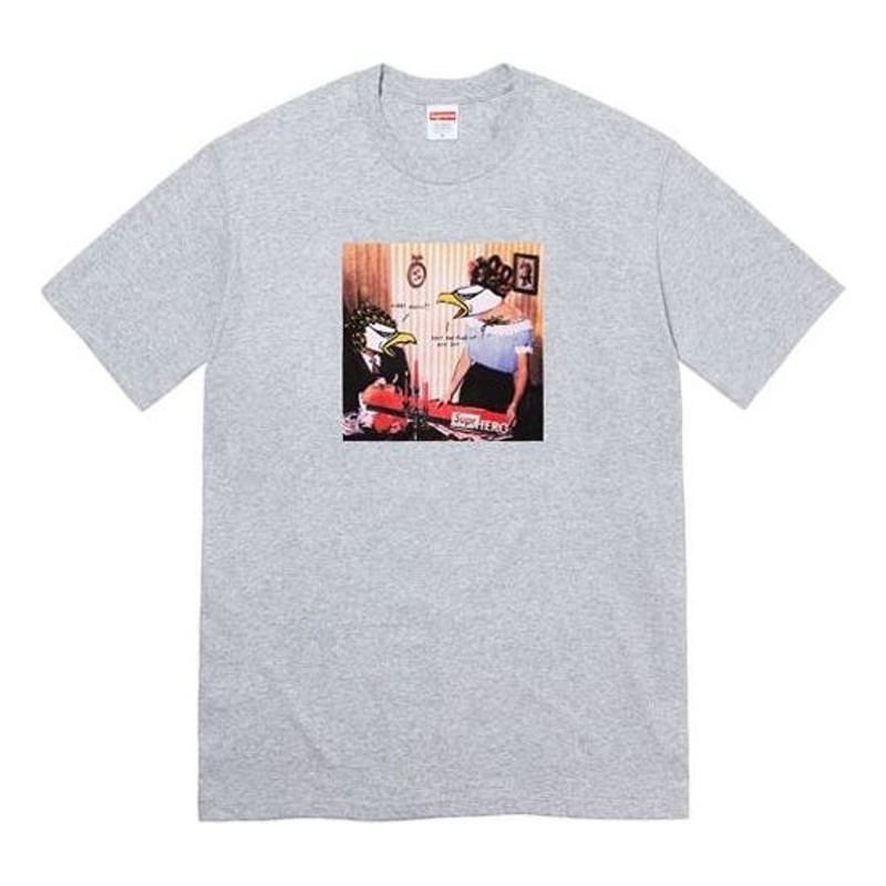 Supreme SS22 Week 17 x Antihero Crossover Curbs Tee Cartoon Pattern Printing Round Neck Short Sleeve - 1