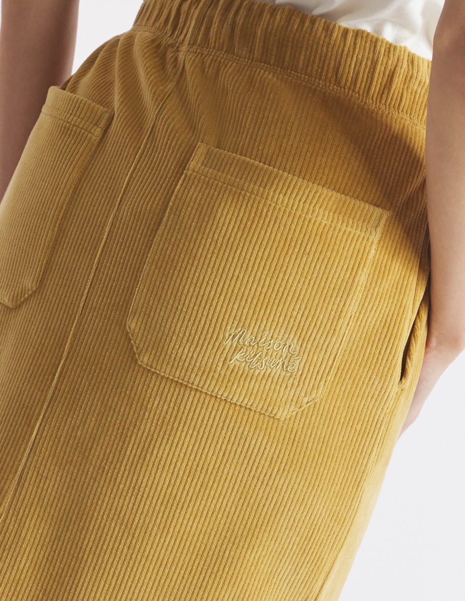 CORDUROY LONG SKIRT - 4