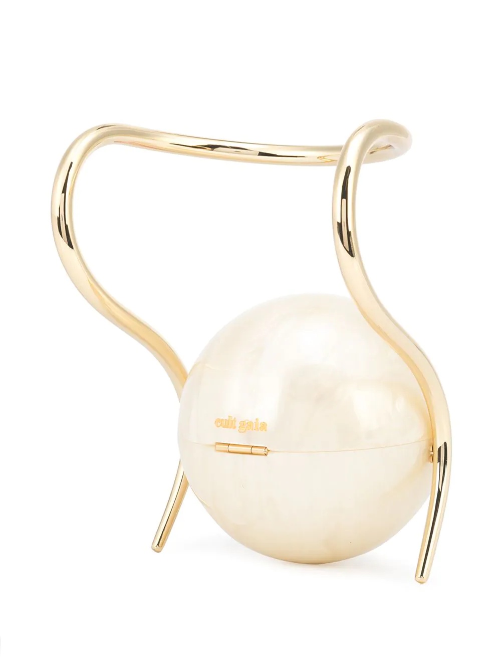 Pearl top-handle clutch bag - 3