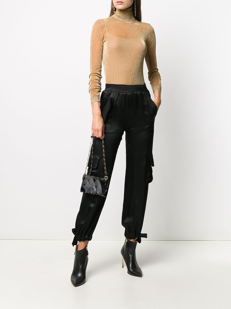 rabanne diamond chain-link tote bag outlook