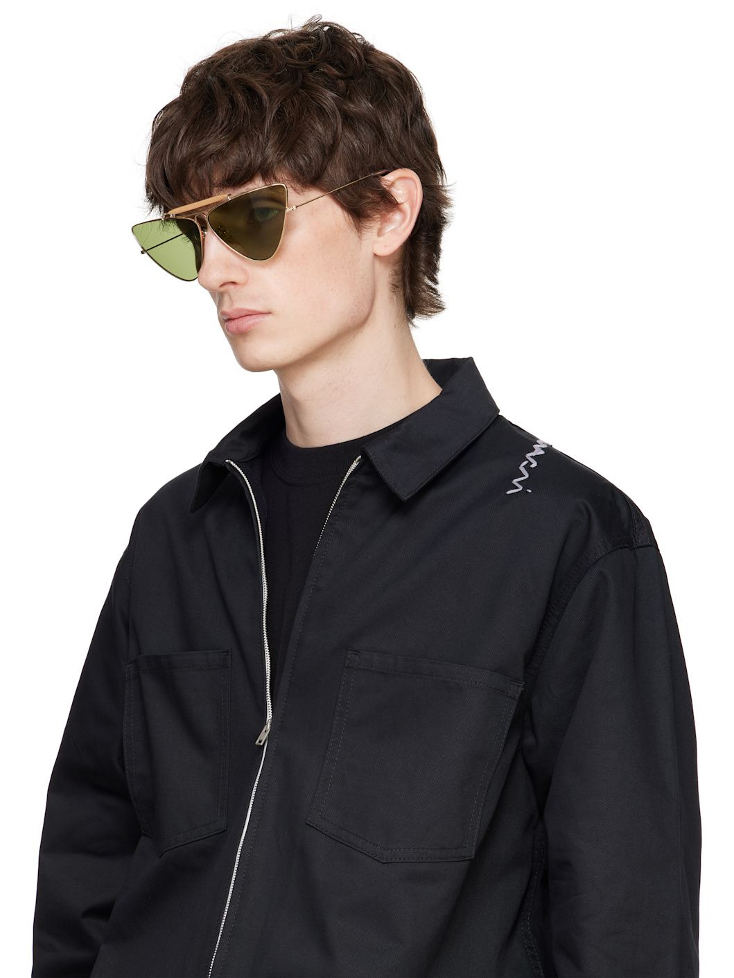 Gold Cat Eye Sunglasses - 4