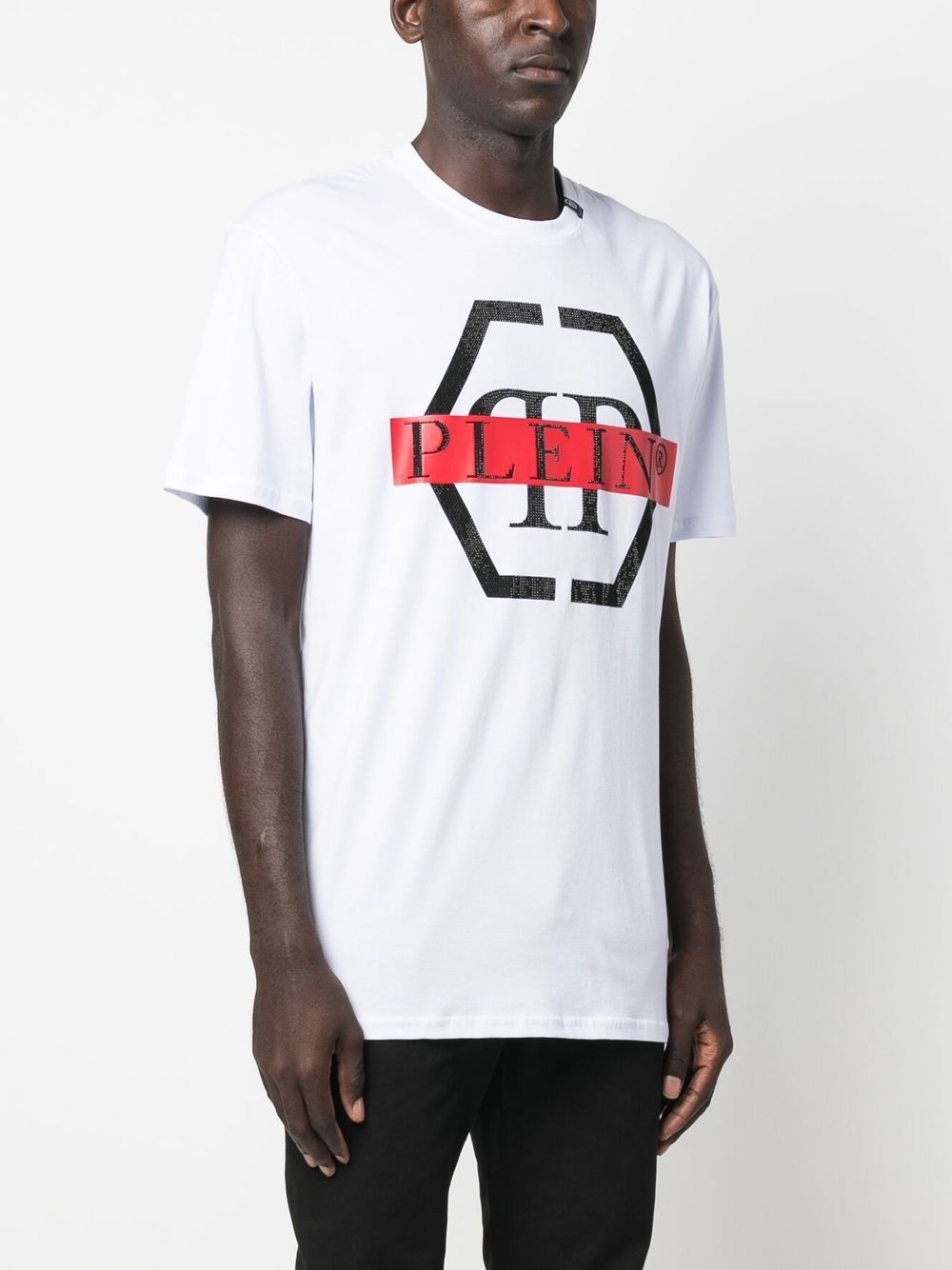 Hexagon-print T-shirt - 3