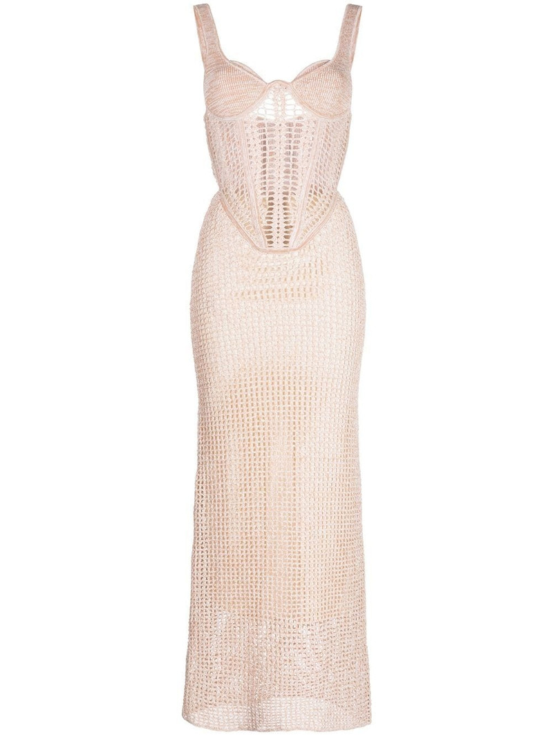 marled corset dress 1