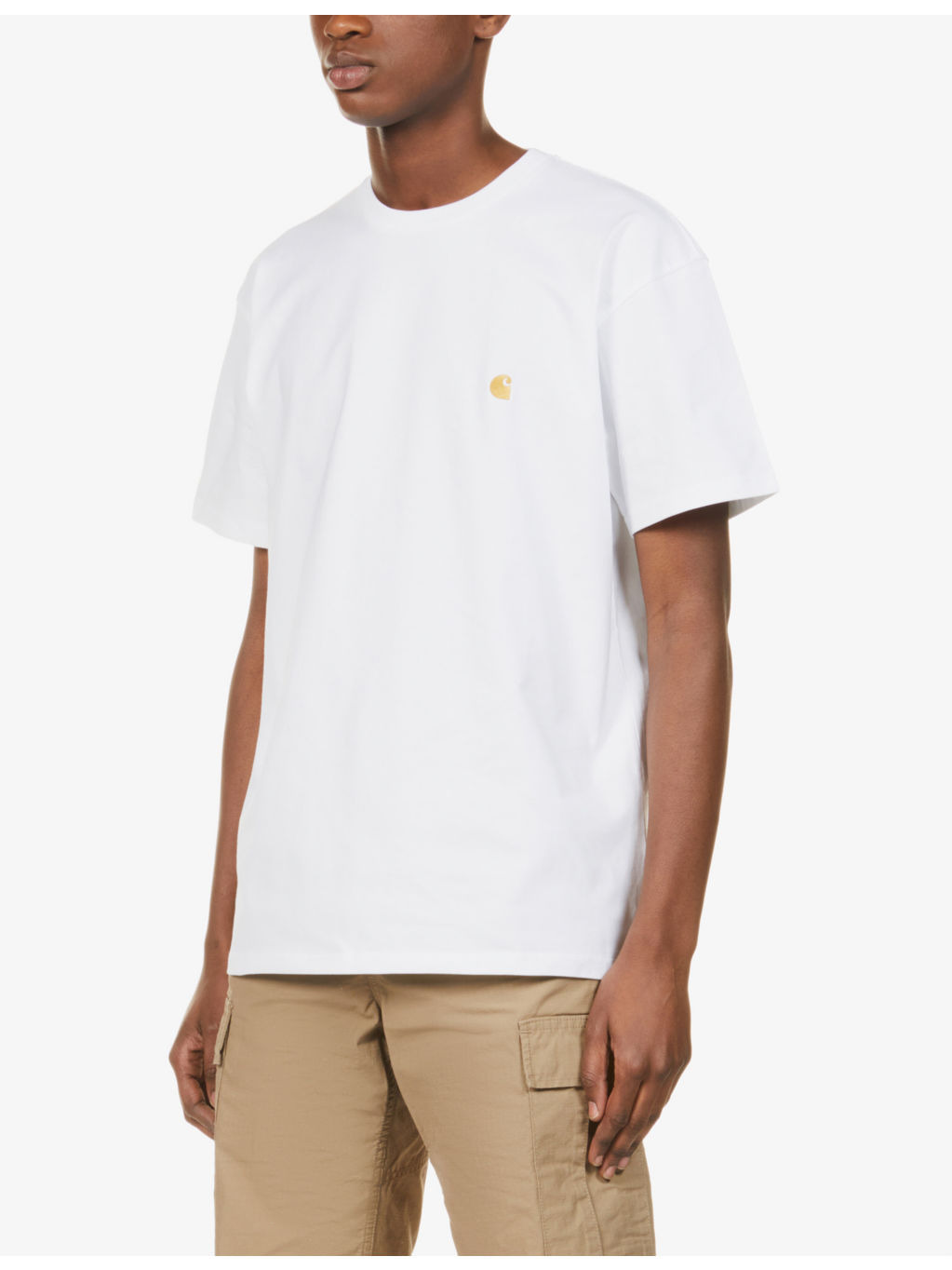Chase brand-embroidered cotton-jersey T-shirt - 3