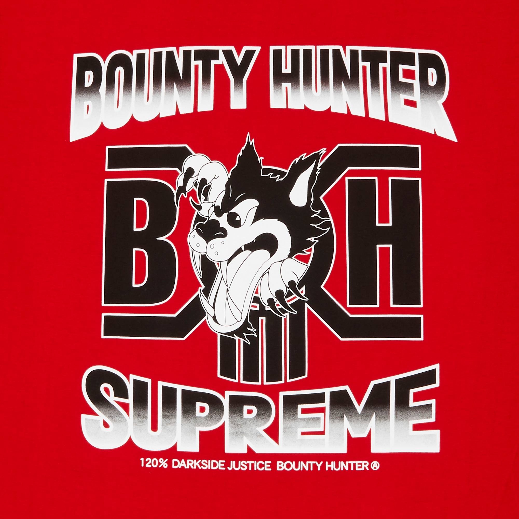 Supreme x Bounty Hunter Wolf Tee 'Red' - 3