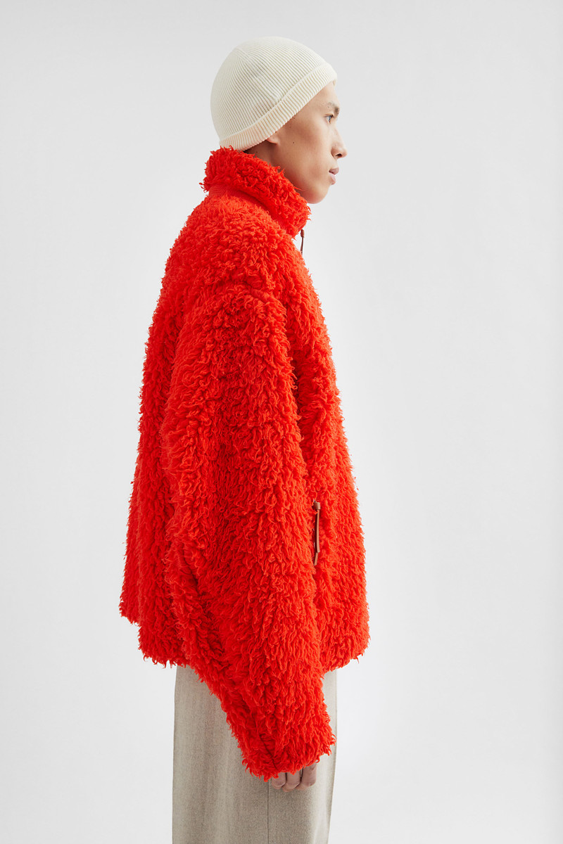 Cotton Fleece Zip-Up Jacket 4