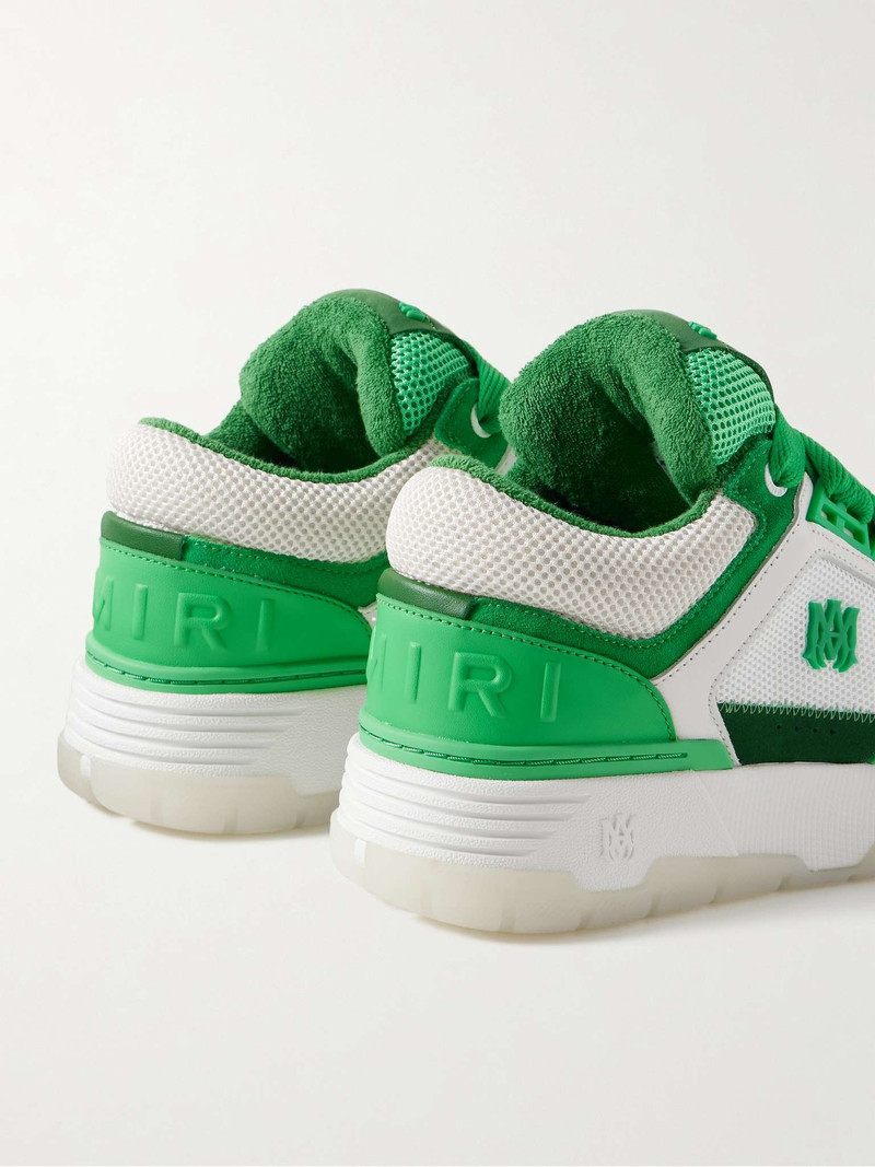 MA-1 Mesh, Leather and Suede Sneakers 5