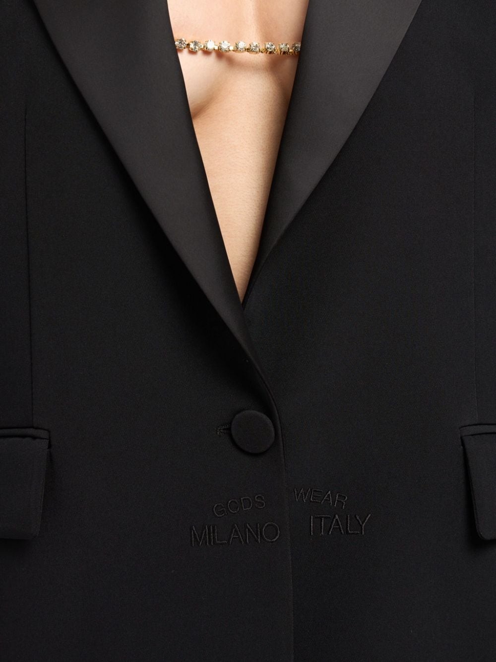 v-neck blazer - 5