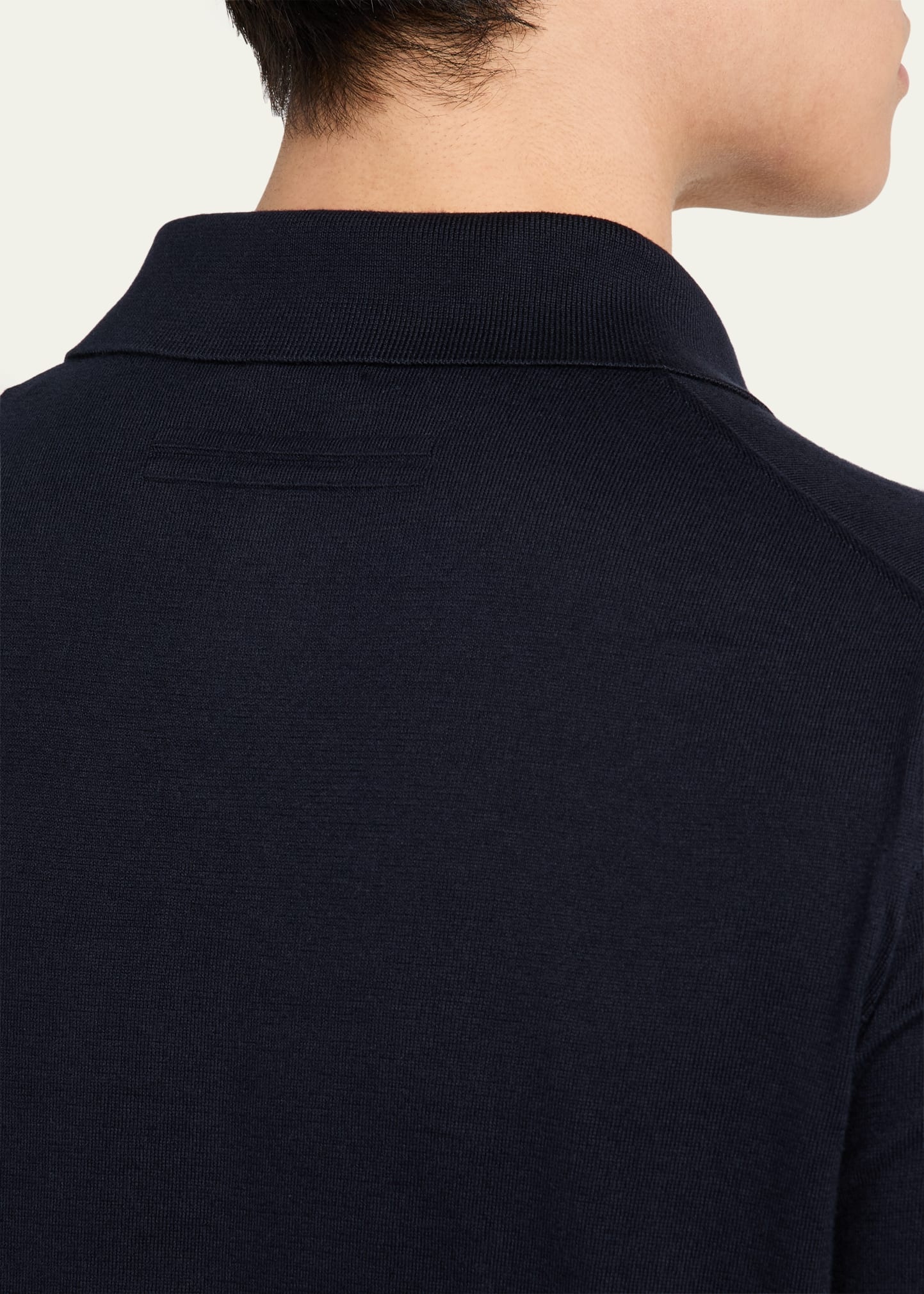 Men's Premium Cotton Short-Sleeve Polo Sweater - 5