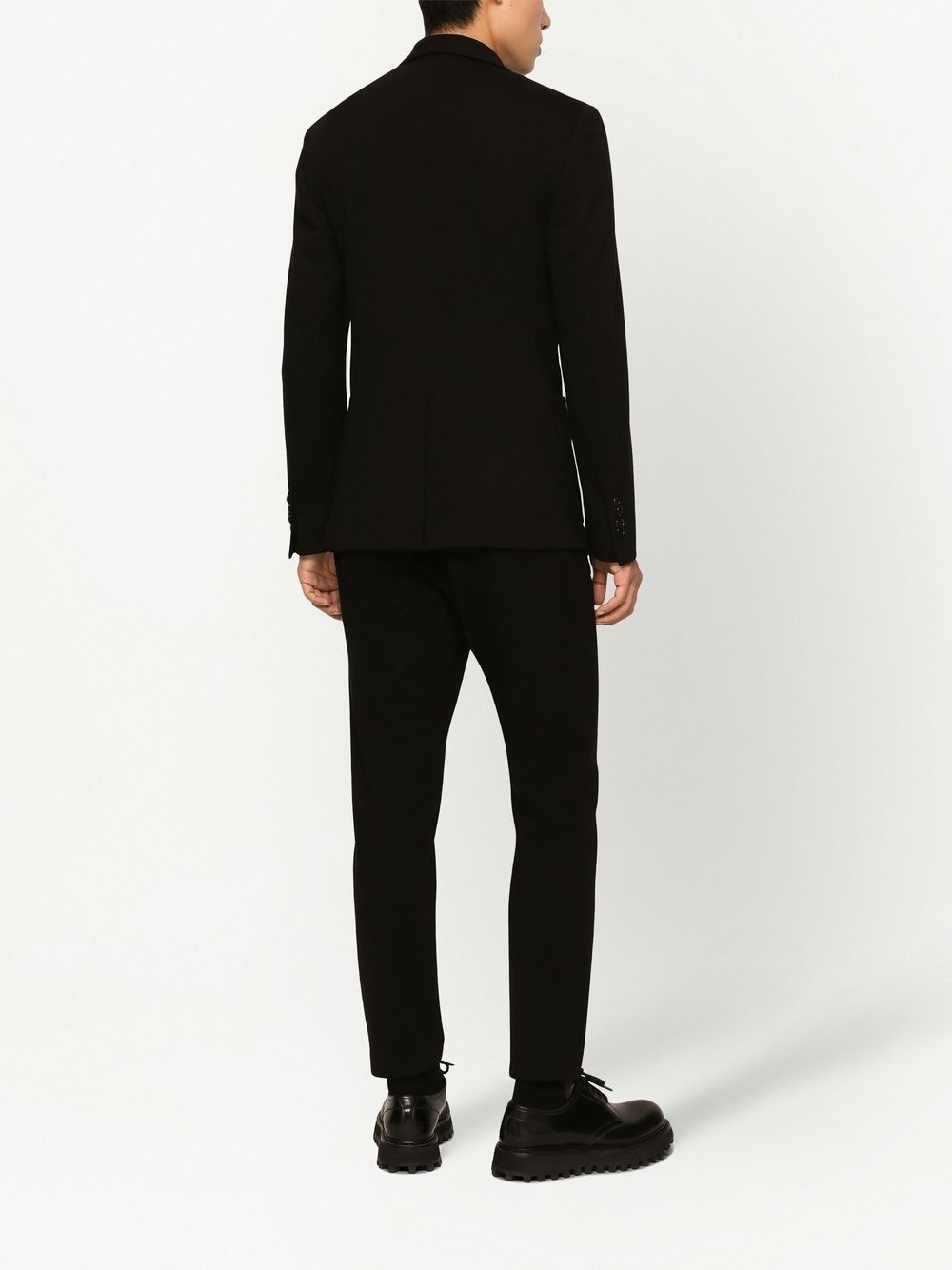 DG Essentials logo-embroidered blazer - 4