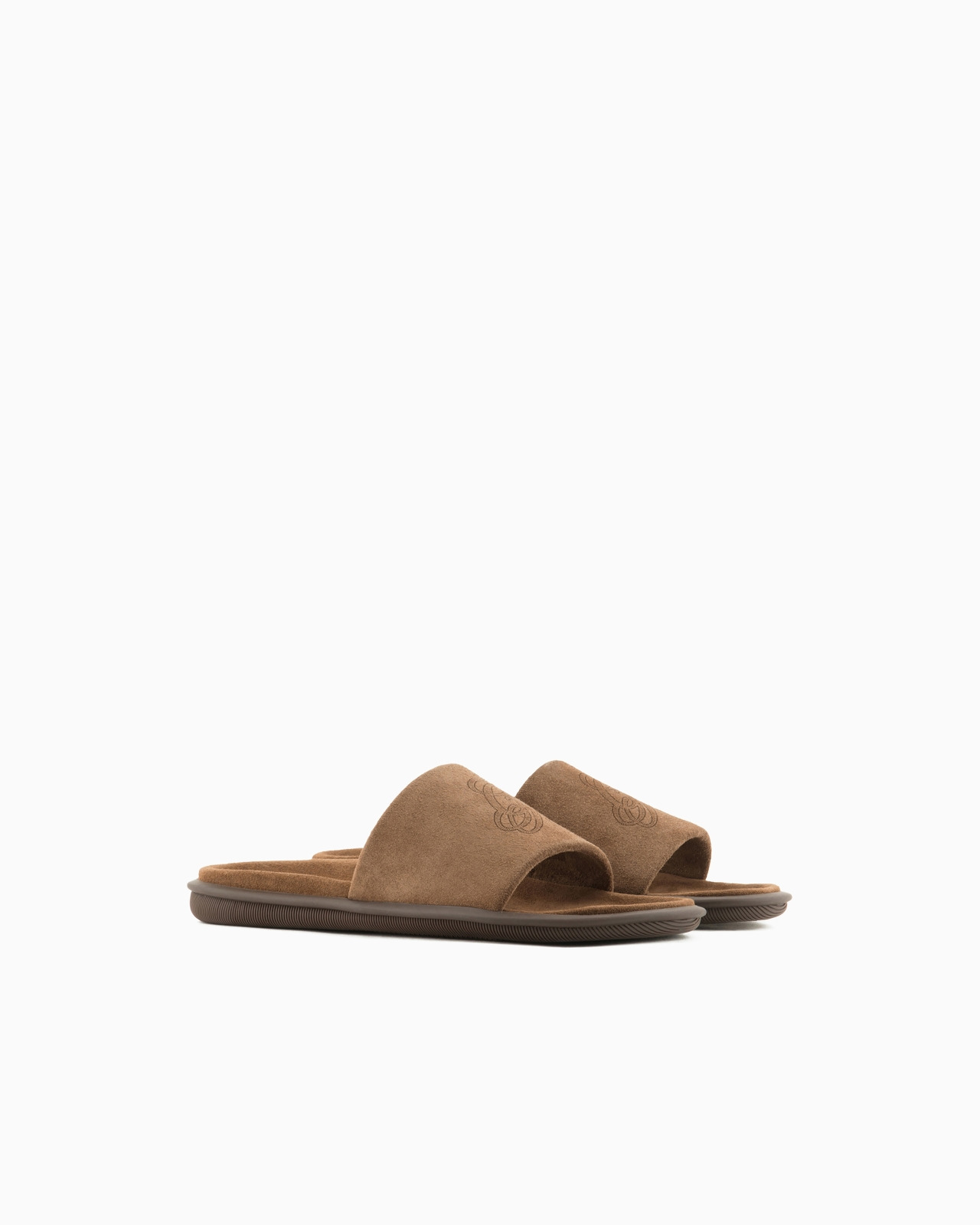 Suede sandals with logo - 2