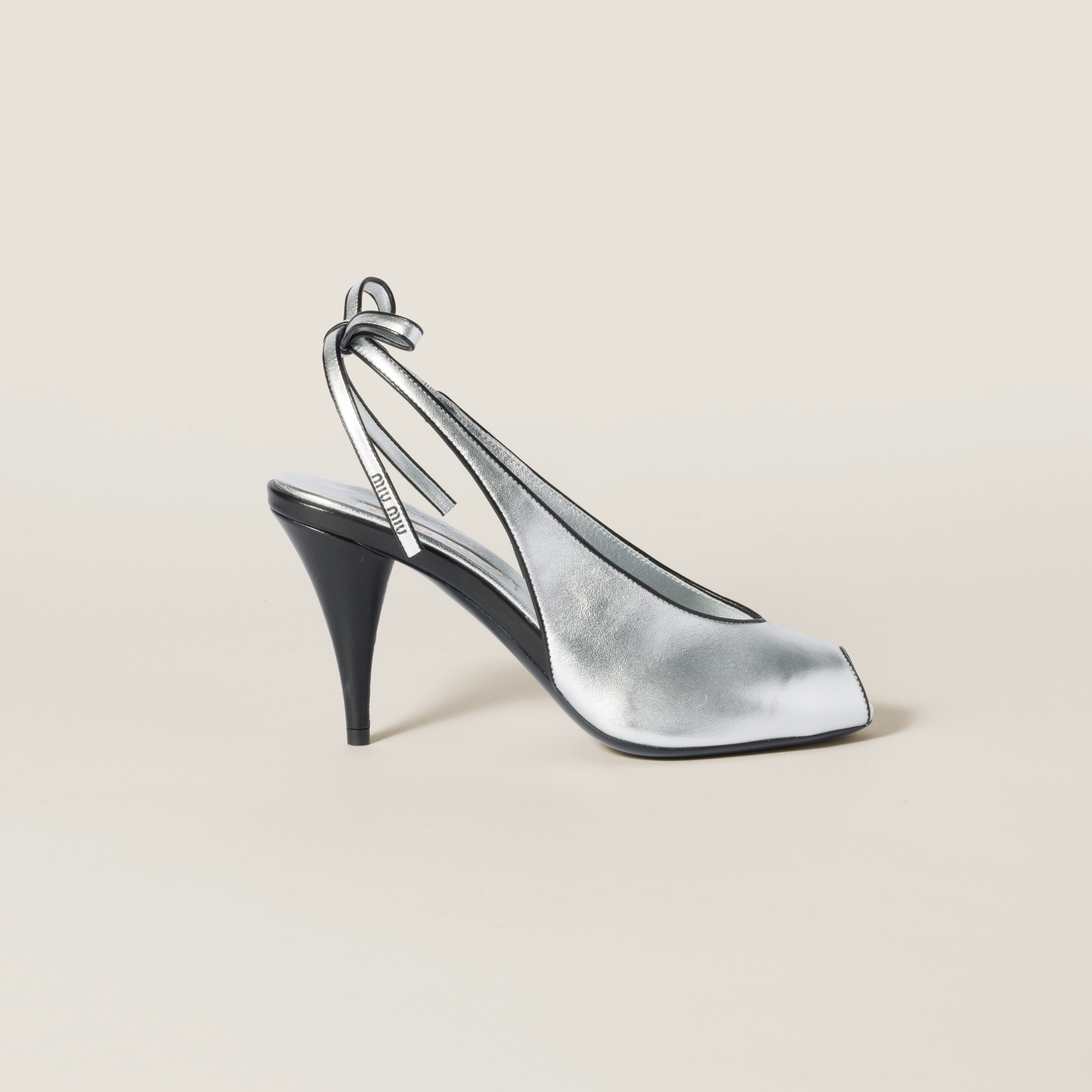 Mordoré nappa leather slingbacks - 2
