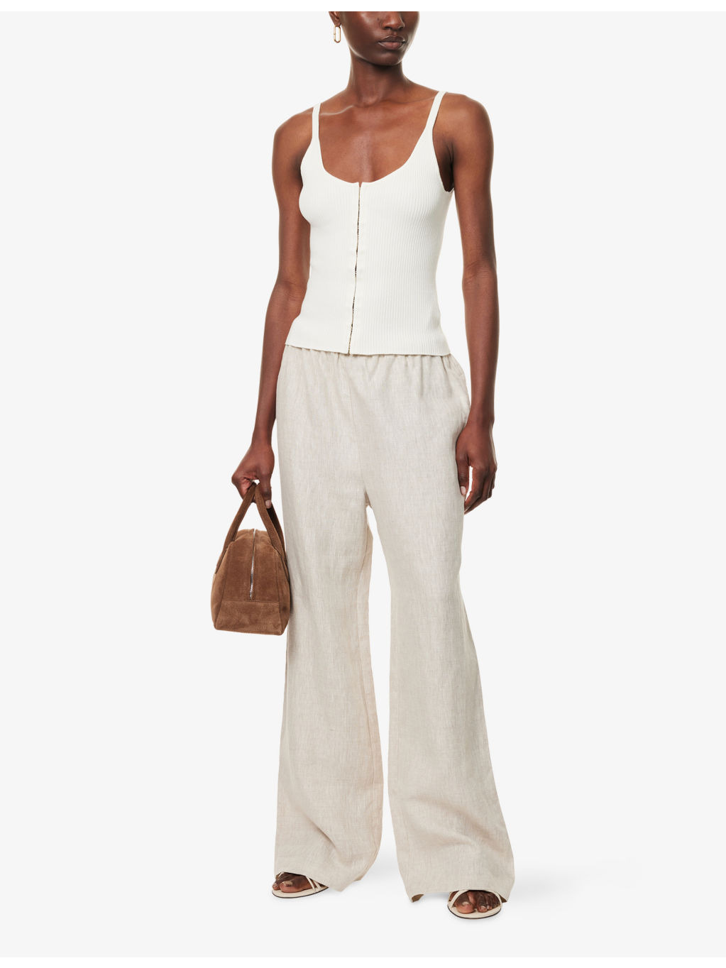 Eloise Ribbed Cotton-Blend Knit Top - 2