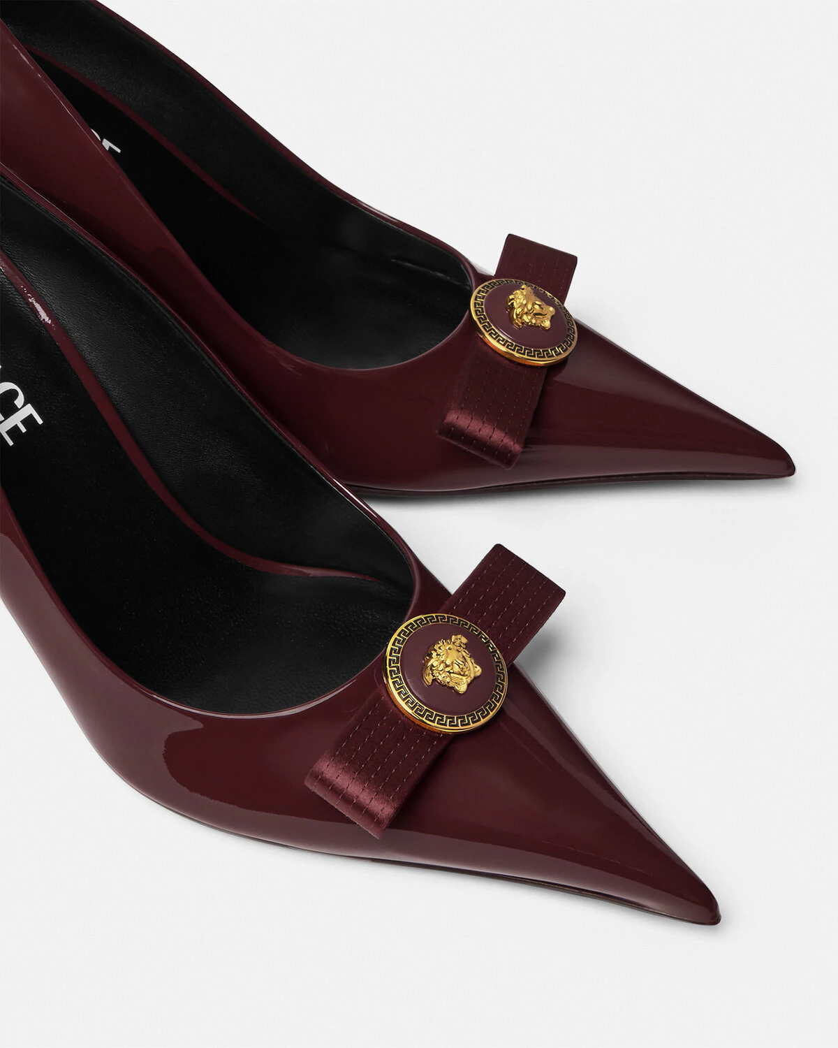 Gianni Ribbon Patent Pumps 85 mm - 5