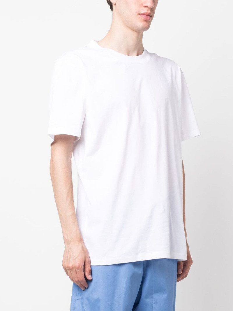 logo-print cotton T-shirt set 3