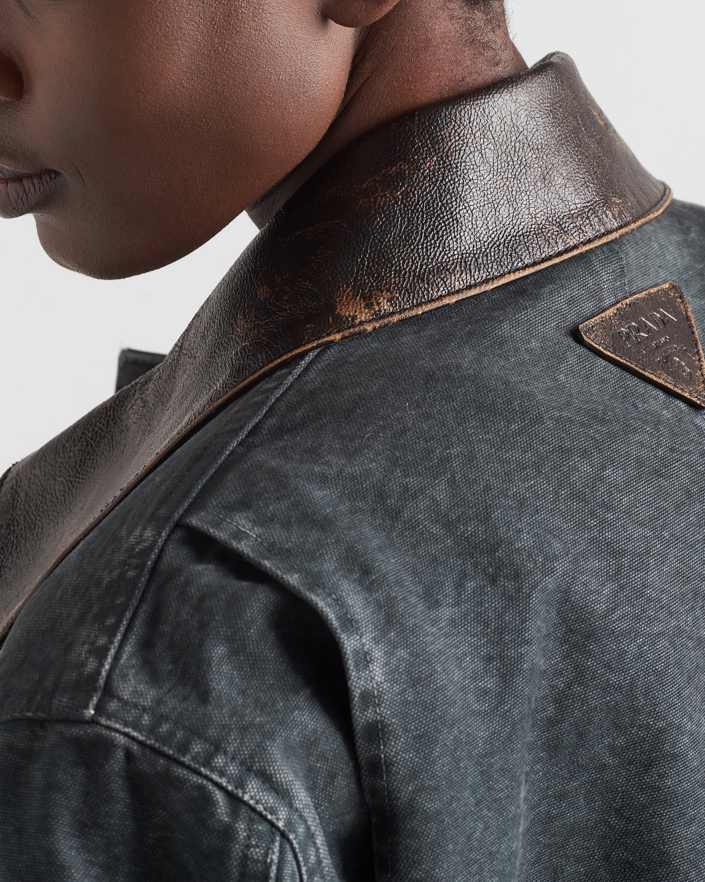 Canvas trucker jacket - 4