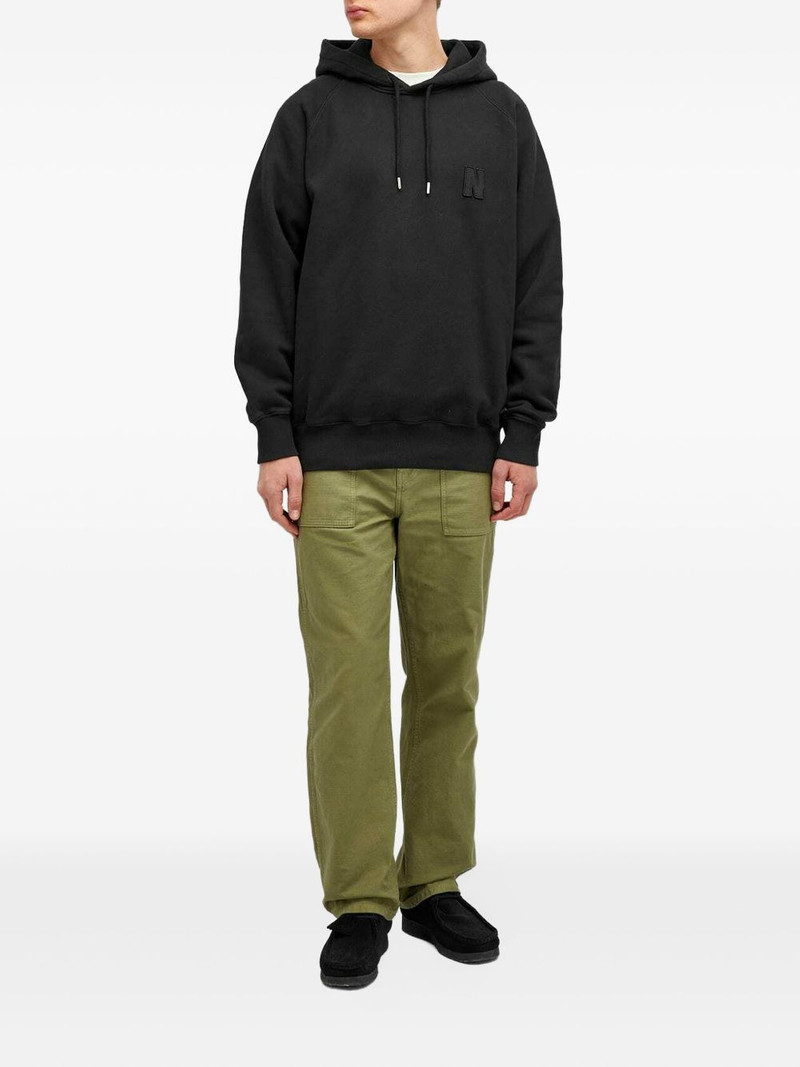 NORSE PROJECTS logo-patch hoodie outlook