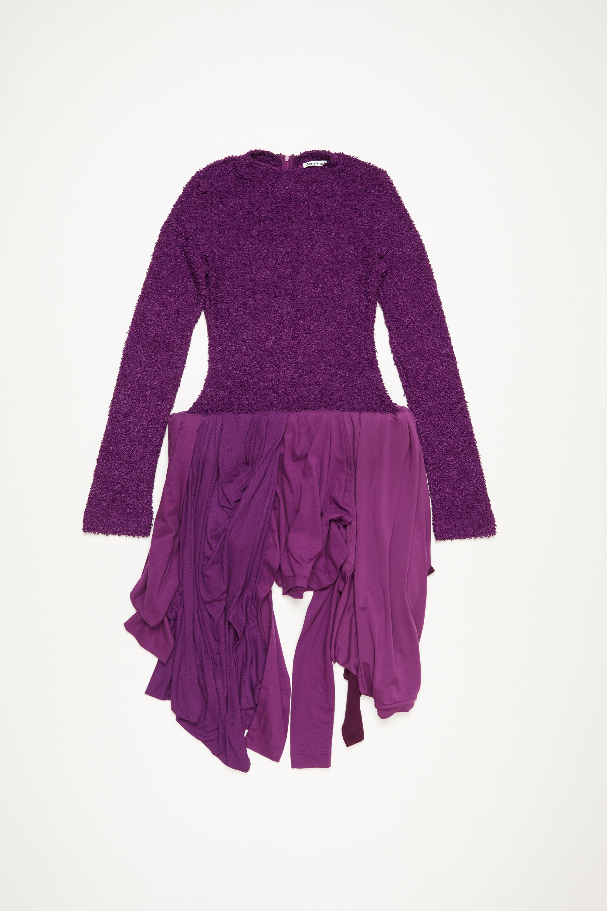 Layered dress - Bright purple - 7