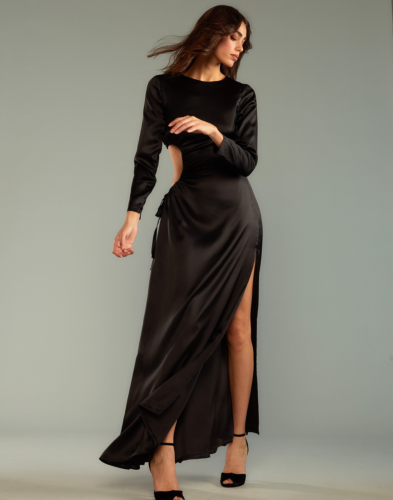Striking Silk Dress - 7