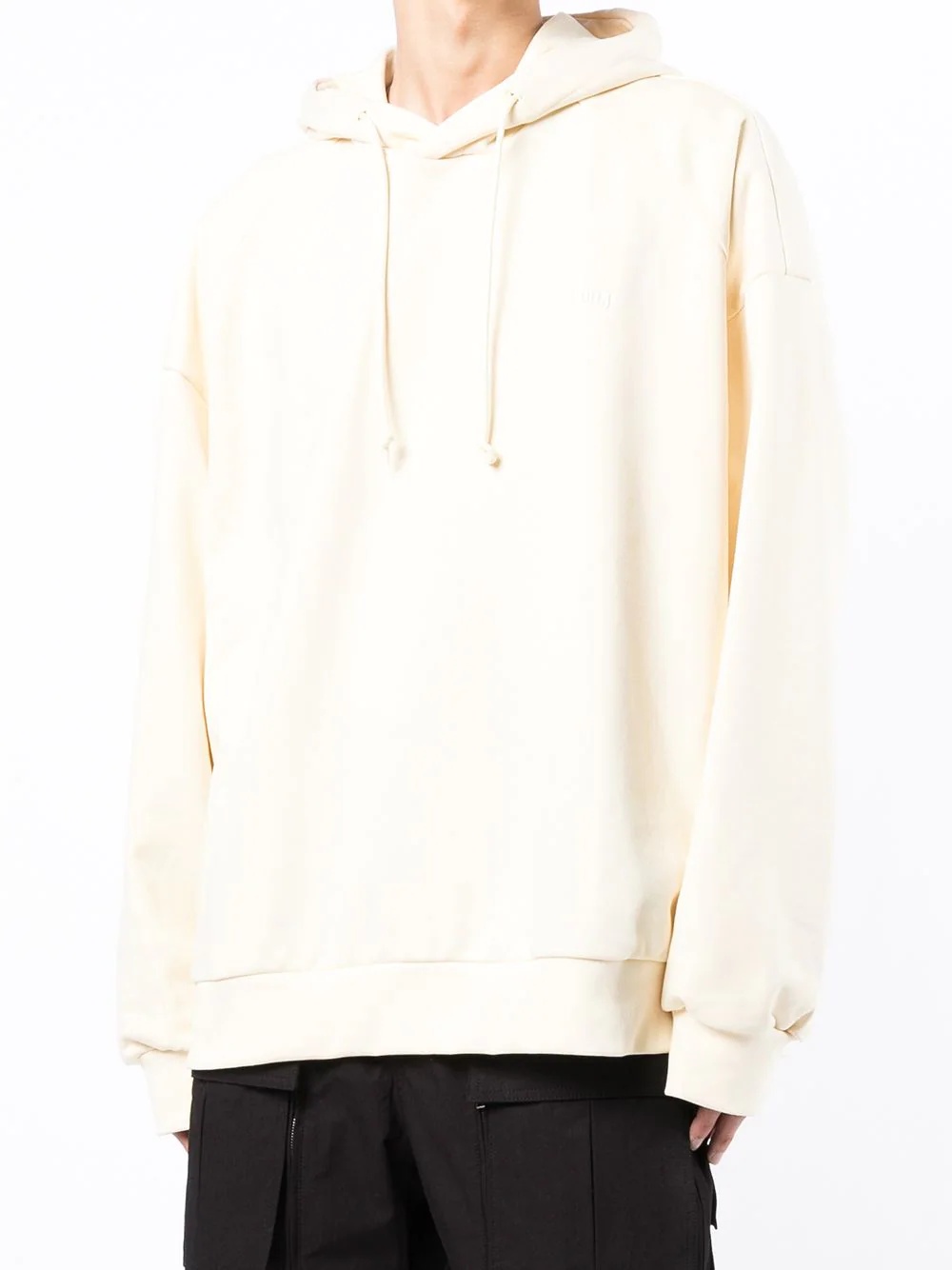 cropped layered hoodie - 7