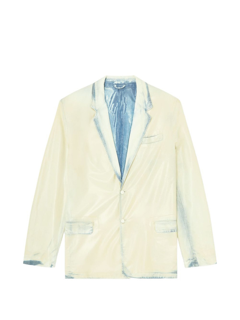 X-Ray bleach denim blazer 1