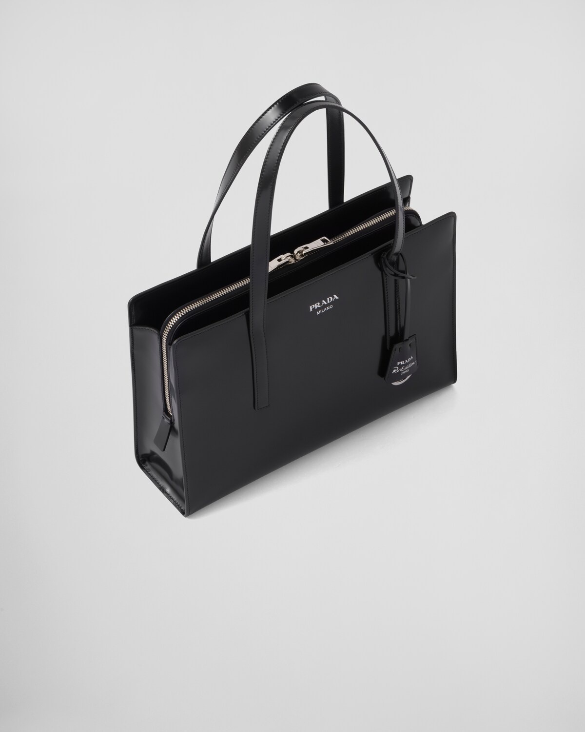 Prada Re-Edition 1995 brushed-leather medium handbag - 3