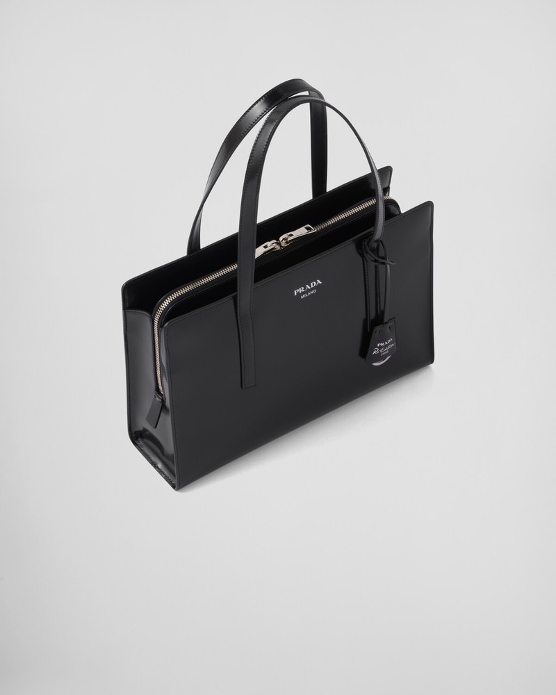 Prada Re-Edition 1995 brushed-leather medium handbag 3