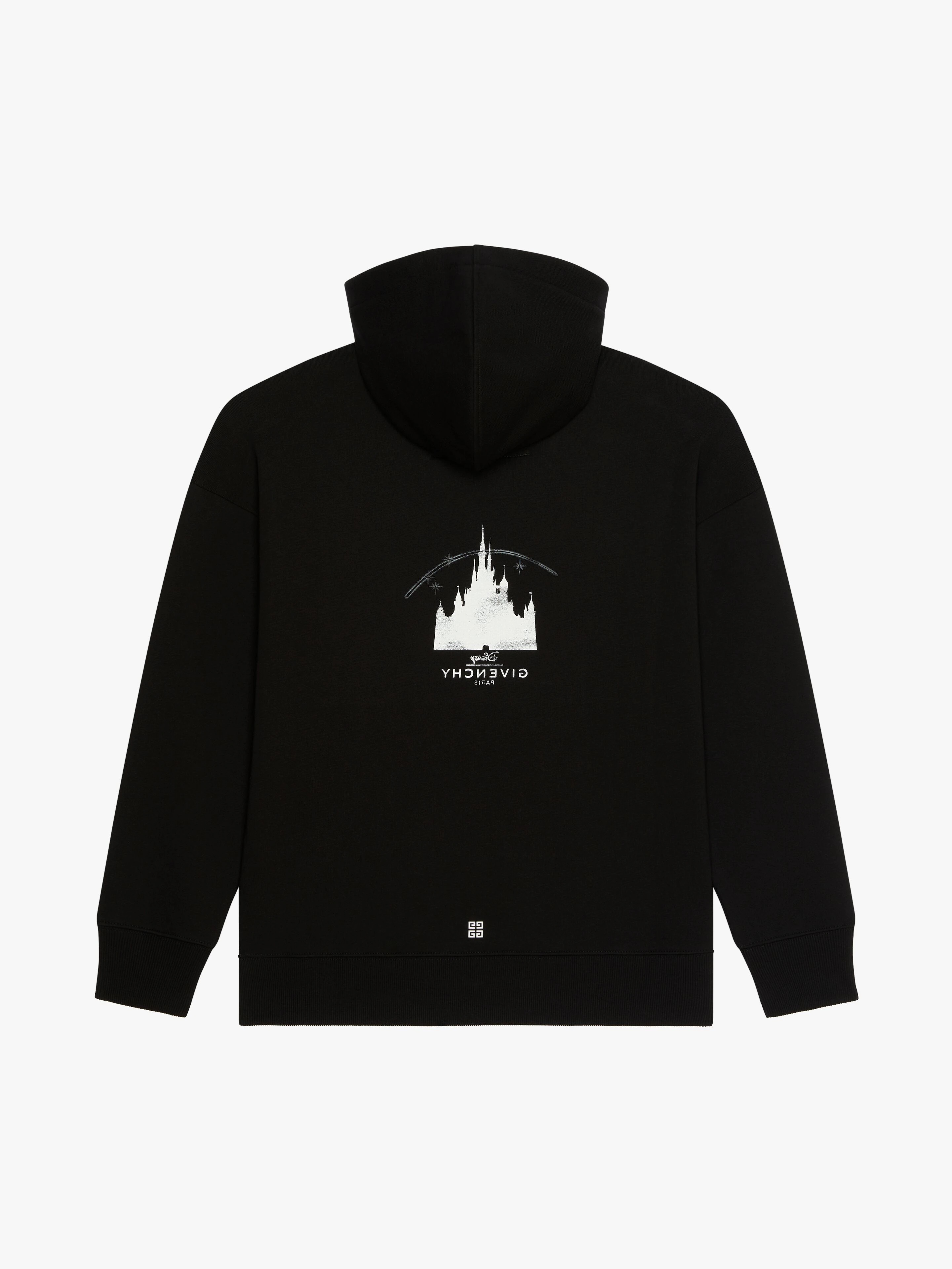 SLIM FIT DISNEY CASTLE HOODIE IN PRINTED FELPA - 5