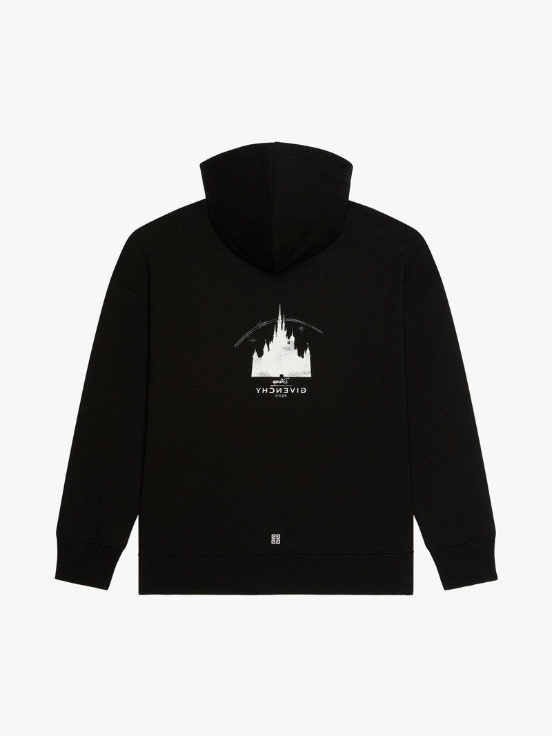 SLIM FIT DISNEY CASTLE HOODIE IN PRINTED FELPA 5