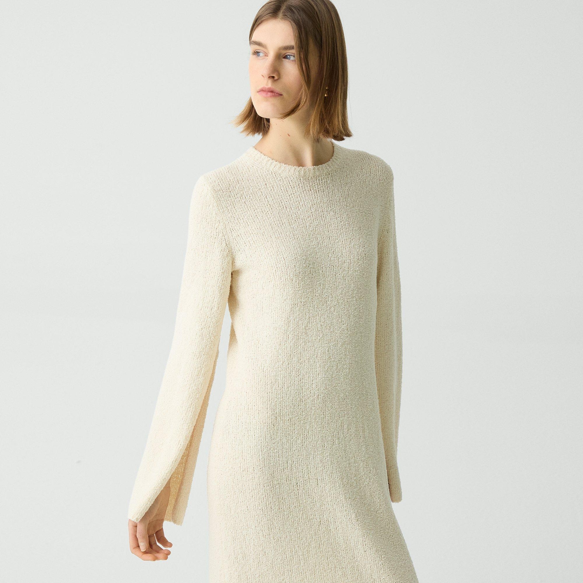 Bouclé Midi Dress in Cotton-Blend - 5