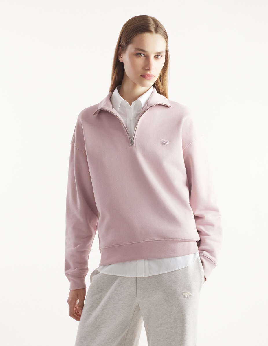 BABY FOX PATCH HALF ZIP SWEATSHIRT - 3