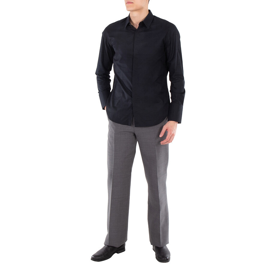 Ferragamo Logo Jacquard Long-Sleeved Sports Shirt - 4