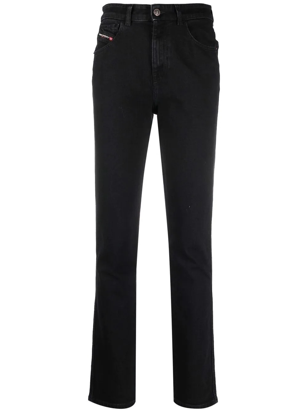 logo-patch denim jeans - 1