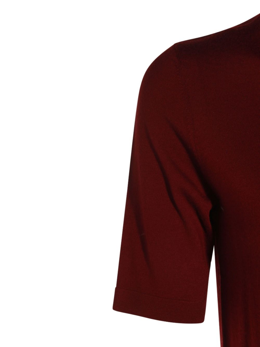 turtleneck short-sleeve sweater - 4