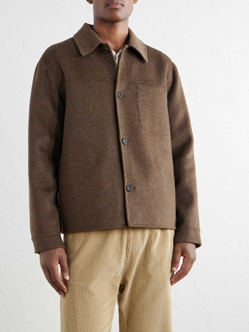 Dary Wool-Blend Felt Blouson Jacket 3
